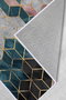 Conceptum Alfombra de Pasillo Hmnt774 Multicolor 100x150 cm